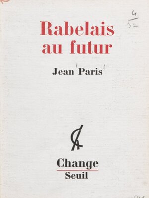 cover image of Rabelais au futur